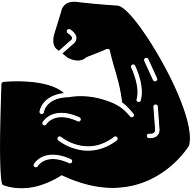 İnsan kolu kas simgesi