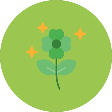 Bir çiçeğin vektör illüstrasyonu