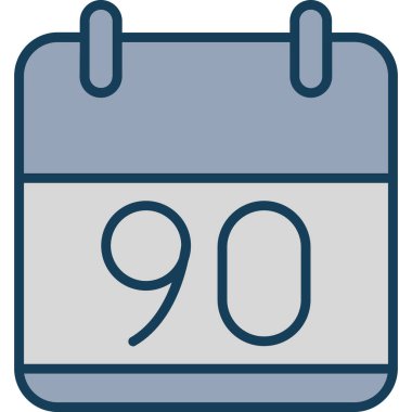 Takvim. Web simgesi basit illüstrasyon