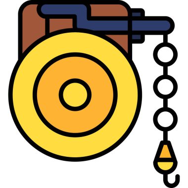 Varil yağı ikonu. Yağ vektörü simgesinin ana hatları düz izole edilmiş