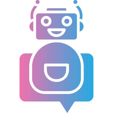 Vektör sohbet simgesi illüstrasyonu