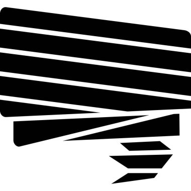 Amerika Birleşik Devletleri 'nin bir dizi siyah beyaz bayraklarının vektör çizimi