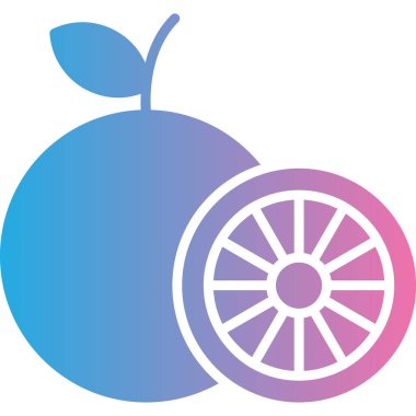 Elma. Web simgesi basit illüstrasyon