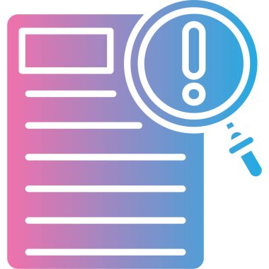 Belge. Web simgesi basit illüstrasyon