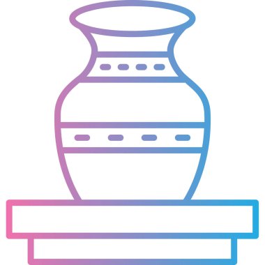 Bir mumun vektör illüstrasyonu