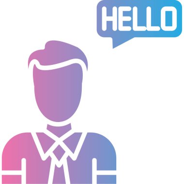 Modern insanın vektör çizimi