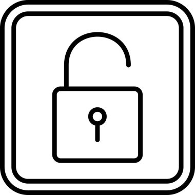 Kilit koruma simgesini ana hat biçiminde kilitle