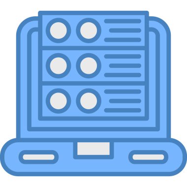 Takvim. Web simgesi basit illüstrasyon