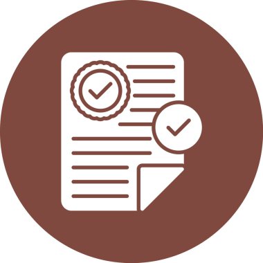 Kontrol listesi simgesi, vektör illüstrasyonu