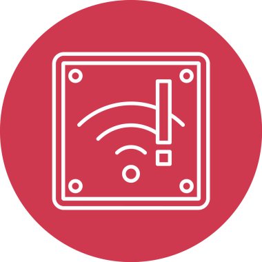 Modern simgenin vektör illüstrasyonu