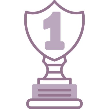 Ödül kupası birincisi simgesi ana hatlarıyla