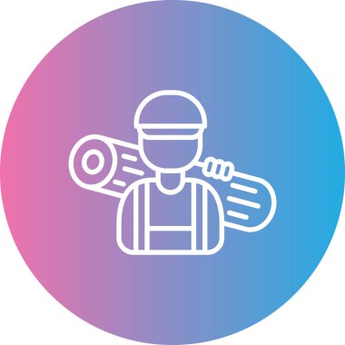 Bir simgenin vektör illüstrasyonu