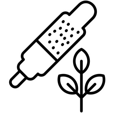 Bitki. Web simgesi basit tasarım