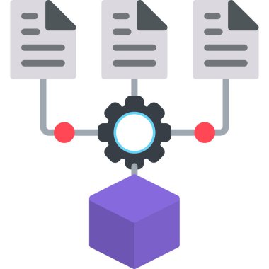 bulut hesaplama veri simgesi