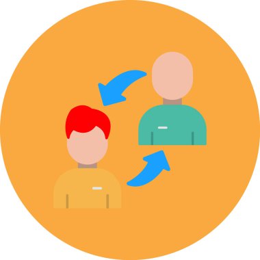 İş ve finans ikonu kavramının vektör illüstrasyonu