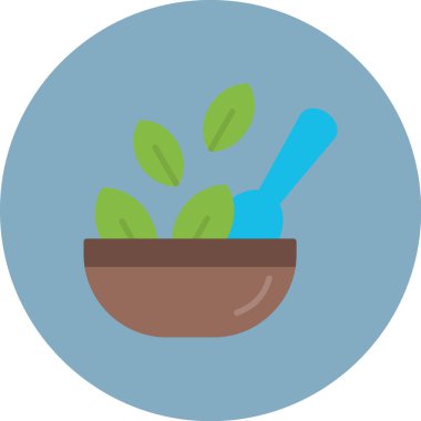 Bahçe simgesinin vektör illüstrasyonu