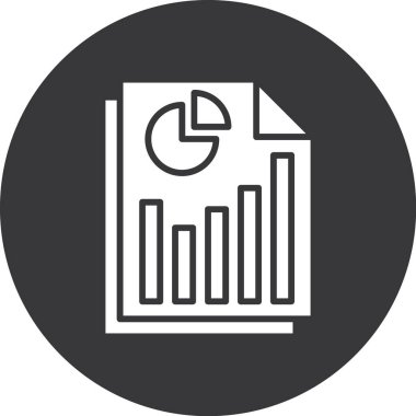 Veri analizi vektör satırı simgesi