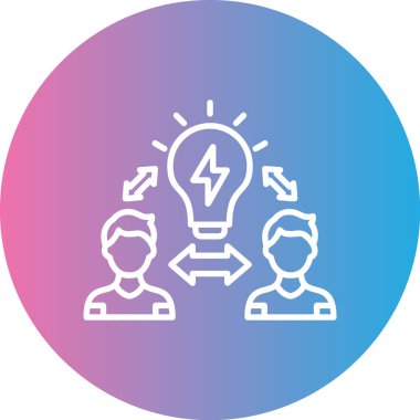 Bir grup insan simgesinin vektör çizimi