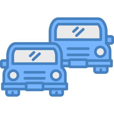 araba simgesi vektör illüstrasyonu