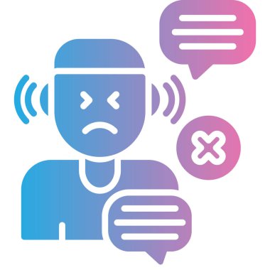 Üzücü ve üzgün bir simgenin vektör çizimi