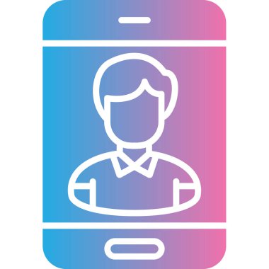 cep telefonu ikonu vektör illüstrasyonu