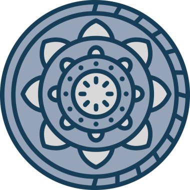 Bir arkaplanın vektör illüstrasyonu