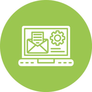 seo modern simgesinin vektör illüstrasyonu