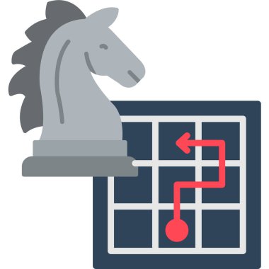 at simgesi vektör illüstrasyonu