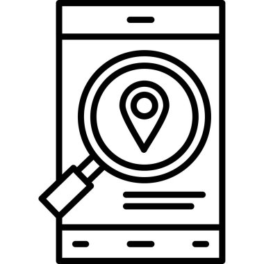 konum simgesi. beyaz arkaplanda izole edilmiş web tasarımı için ana konum pin vektör simgesi