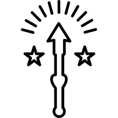 Ok yıldızı. Basit tasarım