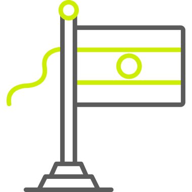 Modern oto tamir simgesinin vektör illüstrasyonu