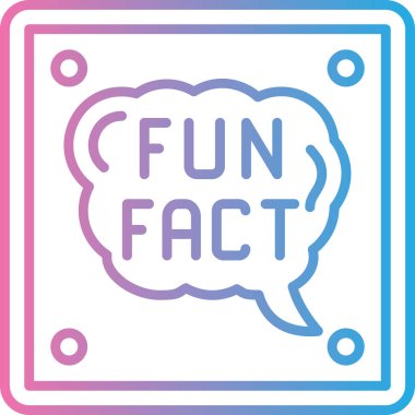 Çizgi film çıkartması. Komik gerçek işareti.