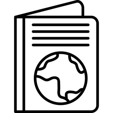 Kitap simgesi tasarım vektörü