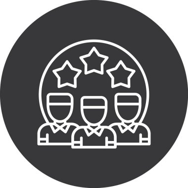 grup insanları takım simgesi ana hat biçiminde