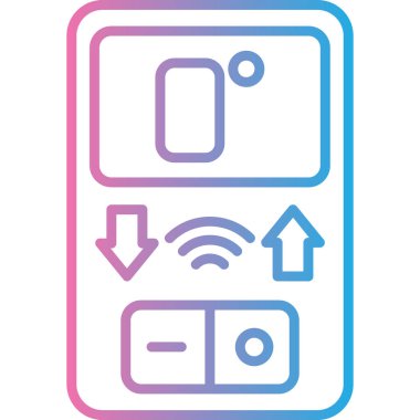 Modern simgenin vektör illüstrasyonu