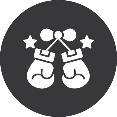 Boks simgesi vektör illüstrasyonu