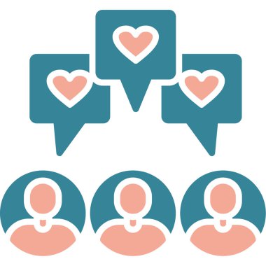 Sosyal medya vektör illüstrasyonu