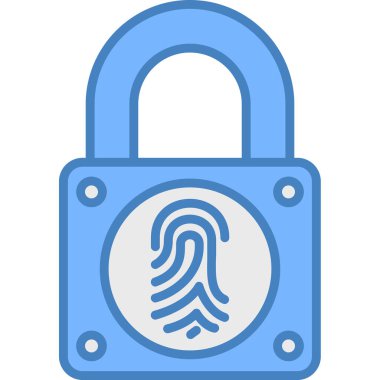 ikon vektör illüstrasyonunu kilitle