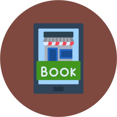 Alışveriş mağazası vektör simgesi modern illüstrasyon