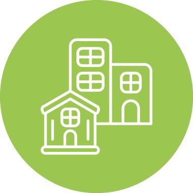 Tek bir simgenin vektör illüstrasyonu