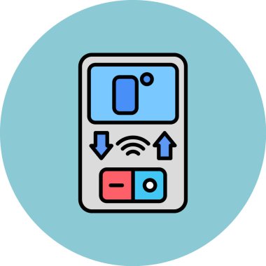 İnternet kontrol simgesi vektör çizelgesi çizimi