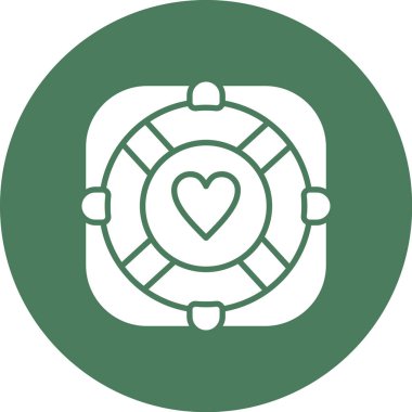 kalp simgesi, vektör illüstrasyonu