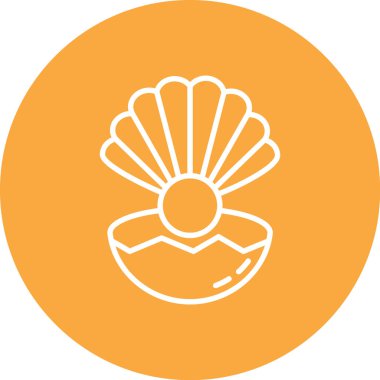 Kabuk simge vektör çizim