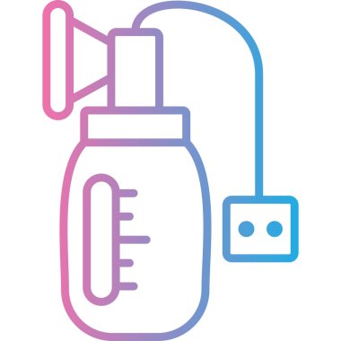 Bir şişe suyun vektör çizimi