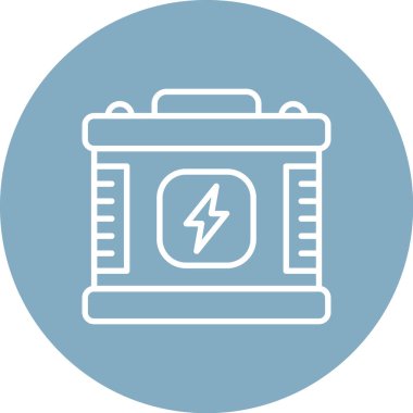 Pil. Web simgesi basit tasarım