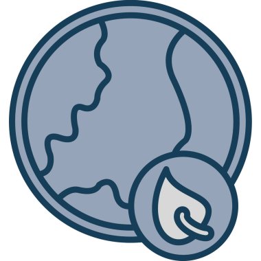 Çizgi film simgesinin vektör çizimi