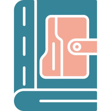 Bir kitabın vektör illüstrasyonu