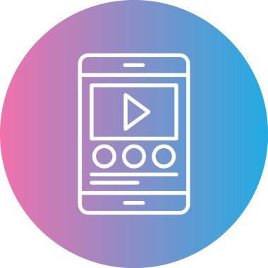 vektör lcd simgesi illüstrasyonu