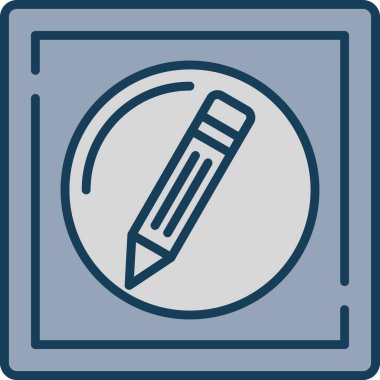 kalem simgesi vektör illüstrasyonu