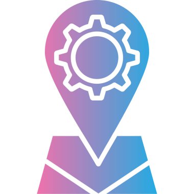 seo modern simgesinin vektör illüstrasyonu